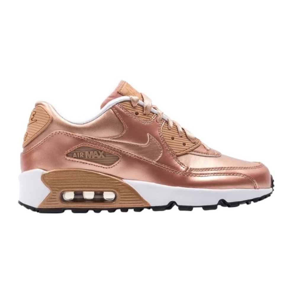 Nike Women's Metallic Copper Rose Gold Air Max Sneaker